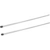 Alasum Palo Di Metallo Per Macchina Da Calcio Balilla Da Tavolo, Asta Di Ricambio Senza Cuscinetto, Set 2 Unità Accessori Per Calcio Balilla