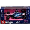 Burago Bburago - F1 BWT Alpine A525 2025#43 Colapinto, Auto Diecast in Scala 1:43 con Dettagli Realistici, Replica F1 Alpine, Livrea Blu/Rosa, Licenza Ufficiale, Età Consigliata 3+ Anni