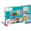 Clementoni - 25302 - Supercolor Puzzle - Disney Classics - 3x48 Pezzi (Include 3 Puzzle Da 48 Pezzi) - Puzzle Bambini 5 Anni, Puzzle Cartoni Animati, Made In Italy
