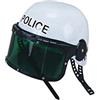 Carnival Toys 5490 - Casco polizia, bianco