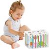 Generic Giochi di smistamento della del bambino - giocattolo sensoriale con palline e blocchi, regali di compleanno dei primi educativi, giocattoli per l'apprendimento di