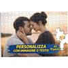 pubblienne Puzzle Personalizzato con Foto, Made in Italy - Formato A3 70 Pezzi - Stampa Personalizzabile a Colori HD - Idea Regalo per Compleanno, Anniversario, Festa della Mamma, San Valentino - Crea il Puzzle