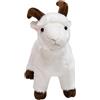 Generico Peluga di capra - Plush Push Animal Custhow | Bambola di peluche di peluche, cuscino di capra soffice, pp di cotone pp morbido decorativo di capra a ripieno per auto per bambini divano di divan