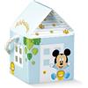 CARTOON BOMBONIERA Astuccio Topolino Baby Disney CASETTA SCATOLINA PORTACONFETTI Lion 10PZ - 68232