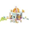 Sevi Il rifugio dei Cuccioli (39 pz) | Trudi by Giochi in Legno per Bambini. Giocattoli impilabili 28x16x24cm | Costruzioni e Play Set | Modello 83082