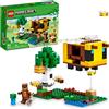 LEGO Minecraft The Bee Cottage 21241 - Giocattolo da costruzione con casa da costruire, fattoria, bambino zombie e statuette di animali, idea regalo di compleanno ispirata al gioco per ragazzi e