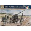 Italeri 6122 - WWII Italian 90/53 Gun W/Servants Scala 1:72