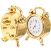 Abaodam 2pezzi Mini Sveglia in Miniatura Di Sveglia Piccola Ornamento Di Orologio Decorazione Di Orologio Giocattolo Per Ragazzo Ragazza Accessorio Per Casa