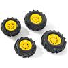 ROLLY TOYS RollyToys Pneumatici per veicoli a pedali (compatibili con i trattori a pedali rollyTrac, accessorio per veicoli per bambini, pneumatici di ricambio) 409860