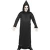 W WIDMANN MILANO Party Fashion - costume da bambino Mietitore, veste nera, Grim Reaper, costumi di carnevale per bambini, Halloween