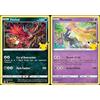 Pokémon Yveltal & Xerneas - Lotto di carte di celebrazione Pokemon - Foglio leggendario Holo - 012/025 & 019/029