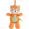 Chicco Carillon Panda Rosso, Gioco per Passeggino o Lettino, per Bambini da 0 Mesi, in Morbido Tessuto Velour, Pratico Laccetto, Melodia Twinkle Little Star, Confezione in Plastica Riciclata