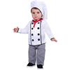 Dodici Costume Cuoco Vestito Cuoca Costume di Carnevale primi passi 10-36 mesi (Cuoco, 19/24 mesi)