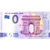 0 Euro Schein Banconota da 0 Euro Arc de Triomphe - Paris · Arco di Trionfo - Parigi · Francia · Souvenir Zero €
