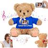 MeterBear Orso di Peluche Personalizzato con Registratore Vocale Personalizzato, Orsacchiotto Peluche Teddy Bear come Regalo Personalizzati per Donne Uomini a San Valentino, Regali di Natale (30cm)