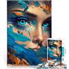 AITEXI puzzle 1000 pezzi per adulti Ragazza anime dipinta Giocattolo educativo intellettuale decomprimente Giocattoli per la decorazione della casa 38x26cm