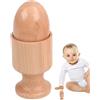 Generico Disco mano a mano Baby | Smooth Baby Grip Toy Giocattoli sensoriali in legno per i più piccoli - Giocattolo per lo sviluppo del bambino infantile per 0-3 bambini piccoli che afferrano il dito naturale