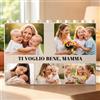VEELU Puzzle Personalizzato con Foto - Festa del Mamma Regali - Mattoncini Costruzione Personalizzato con Blocchi - Personalizzato Idea Regalo per Mamma (stile 7)