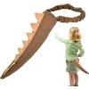 Generic Coda di drago cosplay - accessori di scena per feste, coda di animali da vestire, morbida coda di costume portatile per bambini | festa a tema dinosauro, compleanno