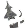 perfk Aolly Diecast 1/100 Scale J-20 Fighter Airplane Diecast Model con espositore