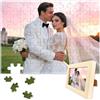 Muralscape Puzzle Personalizzati per Adulti 1000/500/300/200/70 Pezzi, Puzzle Personalizzato in Legno con Cornice Burlywood, Ritratto di Animali Domestici, Immagini di Paesaggi Idee Regalo per Famiglia, Amici