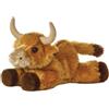 Aurora Mini Flopsie Toro Bull Highland Cow Scottish Peluche Toy