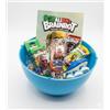 Jolly gift toy Pasqualone Brainrot Blu per Bambini 3-6 Anni - Uovo di Pasqua 2026 con 5 Sorprese Garantite, Album Carte + Bustine + Portachiavi Personaggi, Uovo Gigante 40x30 cm Senza Cioccolato