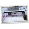 Luwecf 1/64 1/36 Scala 1/32 Garage Display Case Sfondo Acrilico Parcheggio Scena Doppio Strato per La Visualizzazione del Modello Collezione Diorama, D