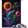 CARGIS Puzzle da 1000 pezzi puzzle fantasy pianeta puzzle per puzzle in legno giocattolo gioco intellettuale （dimensioni 50x75 cm）