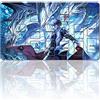 Four leaves Tappetino da gioco da tavolo TCG + borsa in omaggio + con zone di carte, tappetino per tavolo da gioco di carte YGO dimensioni 60 x 35 cm tappetino per mouse compatibile con MTG TCG