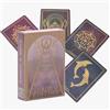 LOHOM Threads of Fate Tarocchi - Biglietti per oracoli Divination Deck Entertainment Party Board Game Fate Card,Rosa