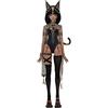 Oueneifs Bambola Bjd Bast 1/4 Stile Misterioso di Lotta Gatto Antico Egitto, Regalo per Bambini di 15 Anni e Più