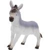 Warmhm Giocattolo Asinello in Polietilene e Cotone Morbido, Riproduzione Animale Realistica da Collezione Postura Vivida Adatta a Stanza a Tema Animali o Giardino