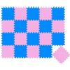 LittleTom 18 Pezzi Tappeto Gioco per Bambini in Piastrelle EVA 30x30 - Pavimento Morbido e Antiscivolo per Neonati - Superficie Puzzle Protettiva Ideale per la Cameretta dei Bimbi e Gioco a Terra