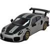 Burago Bburago | Porsche 911 GT2 RS Edizione 2018 | Riproduzione di Auto in Miniatura su Scala 1/43 | Grigio | Giocattolo per Bambini da Collezionare Ideale da 3 Anni | 30388