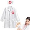 Generico Kit Dottore per Bambini 3-8 Anni - Camice e Cappello da Medico per Bambini e Bambine - Gioco di Ruolo Educativo - Costume Carnevale e Halloween - Regalo Lavabile a Macchina