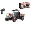 Quibuilds Trattore telecomandato, 2.4G 4WD Full-Proporzionale RC Trattore con luci a LED, suoni simulati del motore ed effetti nebbia di scarico per guida all'aperto, uso display, per adulti (RTR)