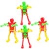 HEMOTON Robot Giocattolo a Carica da 4 Pezzi, Ballerini Luminosi per Ragazzo Ragazza e Adulti, Giocattoli Portatili Educativi per Gioco Indoor e Outdoor, Stimolazione creatività e Socializzazione