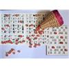 iamtoys Tombola Tradizionale Napoletana con Tabellone con Smorfia con Cestello in Vimini 90 numeri in Legno 48 Cartelle Gioco per Famiglia Amici Natale Capodanno