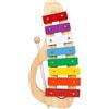 JUMPLAWN Pianoforte a Percussione a 8 Note in Legno e Metallo | Strumento Percussione, Pianoforte Metallico Colorato per Educazione Precoce, Set da 1 Pezzo