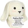 Nybhyjka Coniglio di Animali all'Uncinetto Positivo, Animale in Peluche a Maglia | Animale Peluche Morbido e Confortevole | Giocattolo a Maglia Animali all'Uncinetto Portatile e per Amici della