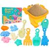 Generico Collezione Di Giocattoli Da 12 Pezzi, Materiale ABS Affidabile, Pacchetto Di Pala Coinvolgente Castello Di Sabbia Creativo Costruzione Di In Cortile Regalo Di Compleanno Per Bambini Pisci