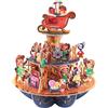 SANTORO Calendario Dell'Avvento Di Natale Santoro - Calendario Natalizio Pop-Up 3D Con Conto Alla Rovescia | Elf Workshop | 25 Pezzi Diversi Per Ogni Giorno, Regalo Natalizio Per Bambini E Adulti