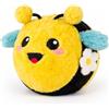 LEGAMI Bouncing Gang Peluche Flummy, palla per saltare con morbido peluche, ape