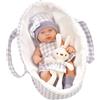 LICHENGTAI Bambole RebirthSimulazione in Morbido Vinile Bambola Rebirth Femmina Toddler Baby Lavabili Bambole Realistico Bambola Giocattolo Bambole in Miniatura per Bambini Ragazzi Ragazze