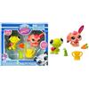 Littlest Pet Shop Minis Set di 2 statuette S2-94&95 tartaruga e coniglietto