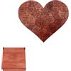 Generico Confezione regalo 20 motivi per cui ti amo, puzzle in legno a cuore romantico per lui e lei, testo inciso puzzle d'amore in legno con scatola portaoggetti, San Val-entino, regali (1pc)