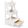 Odoria 1/12 Miniatura Scaffale per Piante Mobili Accessori Casa Bambole, Bianco