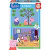 Educa - Puzzle di cartone con 48 pezzi per bambini | Peppa Pig. Set di 2 puzzle da 48 pezzi ciascuno. Misura: 28 x 20 cm. A partire dai 3 anni (15920)