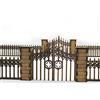 War World Gaming Gothic Fence with Gates and Pillars by WWG